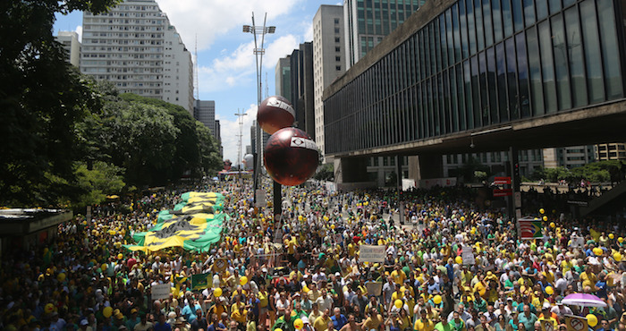 Este Domingo Fueron Convocadas Protestas En Todo Brasil Para Exigir La Destitución De Dilma Rousseff Foto Xinhua