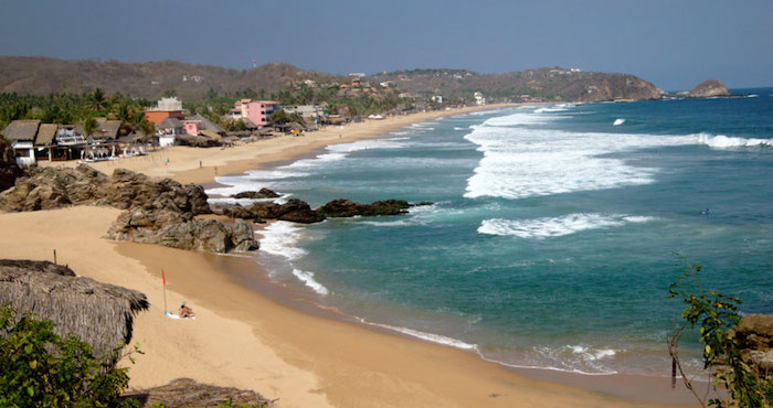 Zipolite Playa De Oaxaca Foto Especial