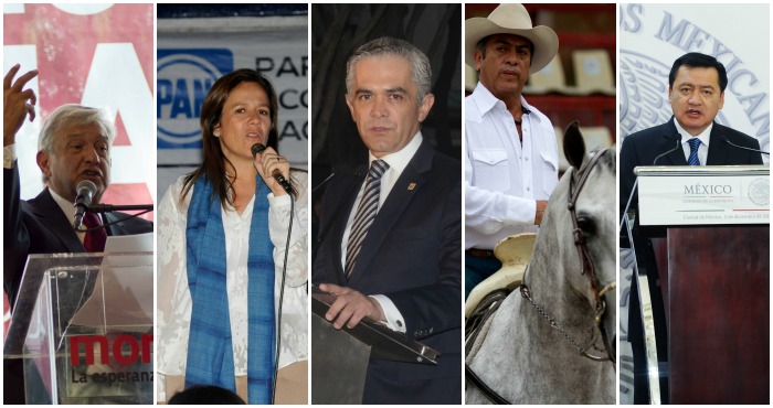 El Top Cinco De Los Presidenciables Según La Encuesta Del Diario Reforma