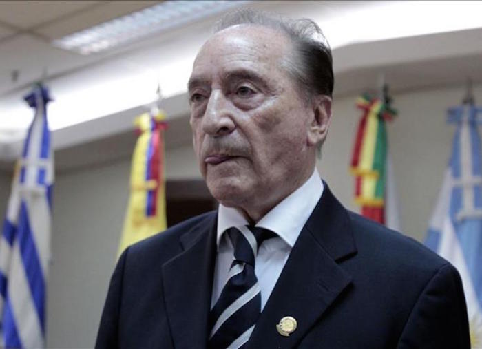 Eugenio Figueredo es otro de los detenidos que también ya fue extraditado a EU. Foto: EFE