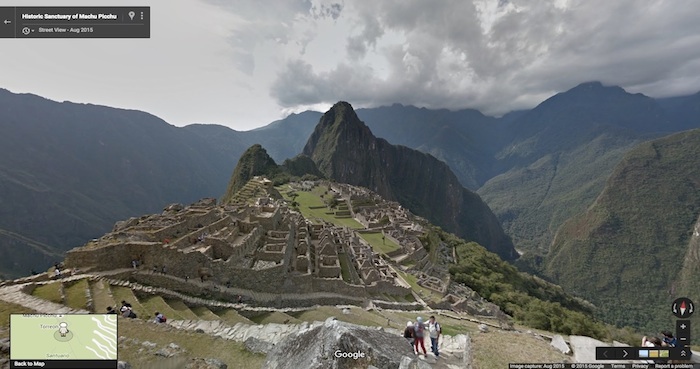 La Ciudadela De Machu Picchu Es Patrimonio De La Humanidad Desde Foto Google Street View