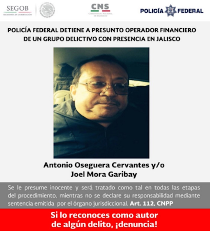 Antonio Oseguera Cervantes, hermano de Nemesio Oseguera, “El Mencho”, líder del Cartel de Jalisco Nueva Generación. Foto: PF 