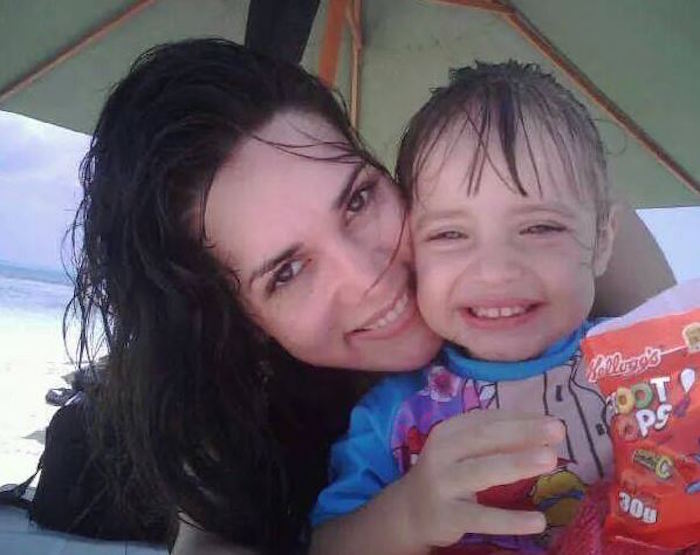 Monica spear e hija