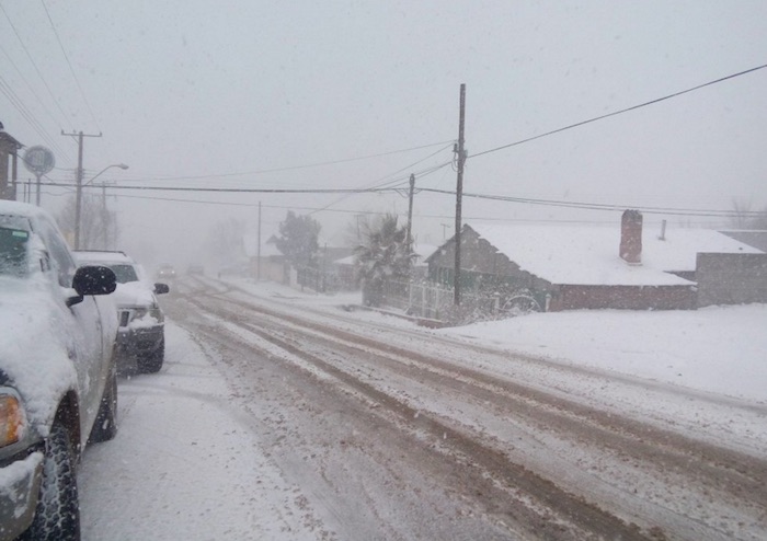 Nevada En Ciudad Madera Chihuahua Foto Webcams México