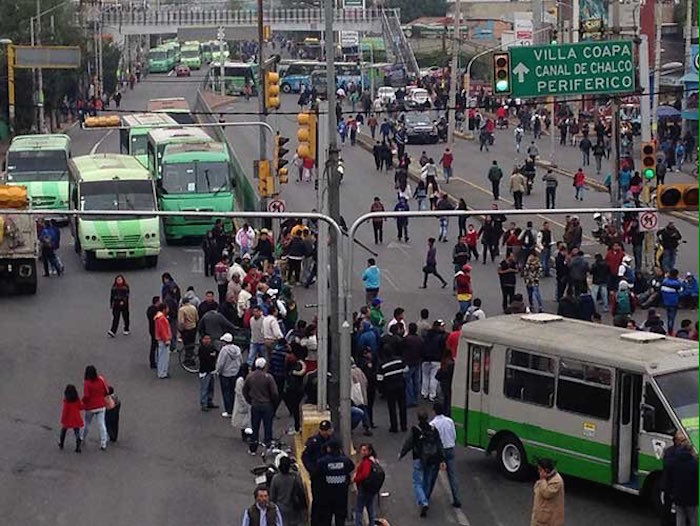 Bloqueos En Vialidades De Xochimilco Foto Twitter Vía ninjachilango