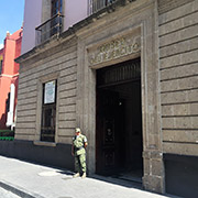 Fachada del Museo del Ejército, en el Centro Histo?rico de la Ciudad de Me?xico Foto SinEmbargo Humberto Padgett