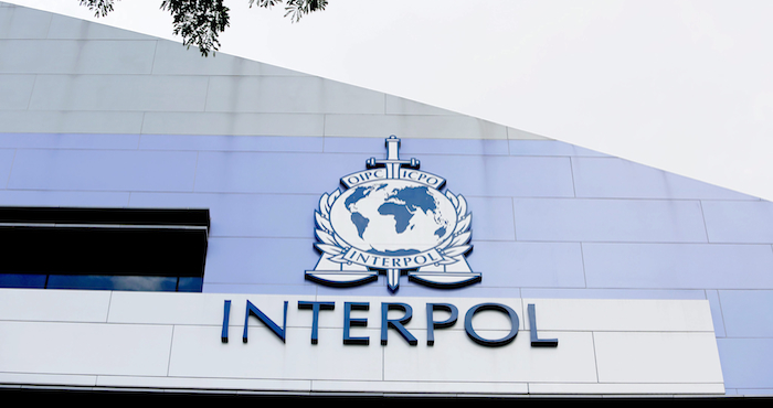 Logotipo De La Interpol Foto Efe