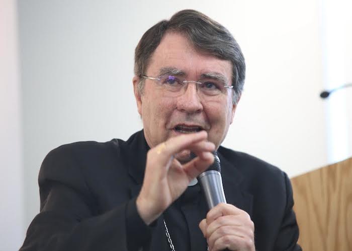 Chirstophe Pierre, nuncio Apostólico en México, dio esta mañana detalles sobre la visita del Papa Francisco. Foto: Francisco Cañedo, SinEmbargo