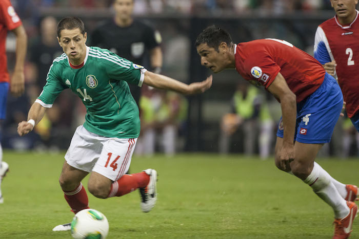 "Chicharito" vio reflejado su buen paso en el ránking mundial. Foto: Cuartoscuro