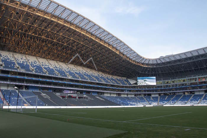 El estadio de los Rayados de Monterrey es uno de los dos competidores mexicanos de este año. Foto: Cuartoscuro