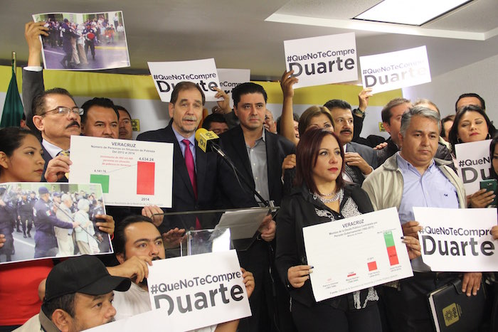 Los Presidentes Del Prd Nacional Y Del Estado De Veracruz Agustín Basave Y Rogelio Franco Castán Confirman La Alianza Prd Y Pan Para La Elección Por La Gubernatura Foto Luis Barrón Sinembargo