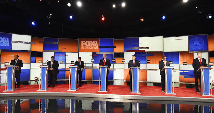 Los Aspirantes a La Nominación Del Partido Republicano Que Se Enfrentaron Hoy En Un Debate a Siete En Charleston Foto Ap