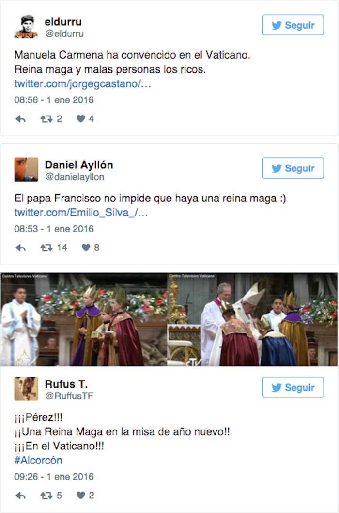 Una Reina Maga En La Misa Del Vaticano Foto Especial