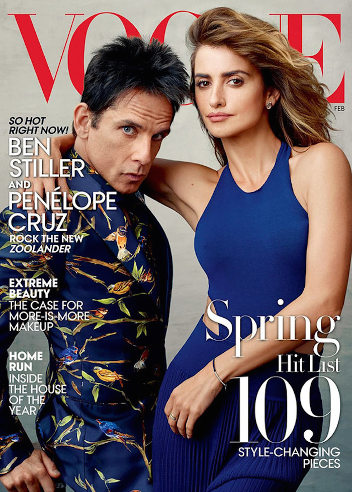 Ben Stiller Y Penélope Cruz En La Portdada De Vogue América Foto Vogue