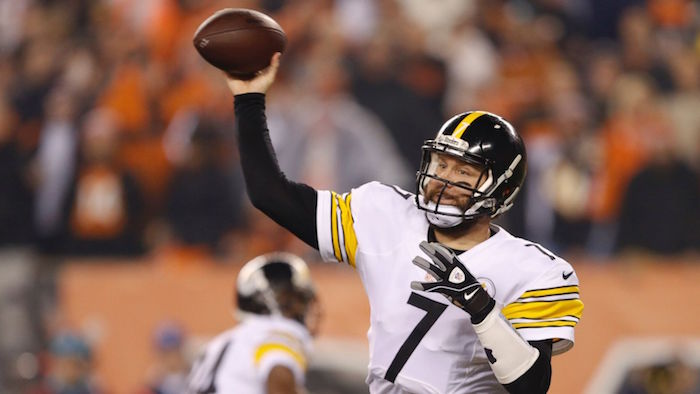 Después de muchas dudas Roethlisberger se presentó, pero al final no pesó. Foto: AP