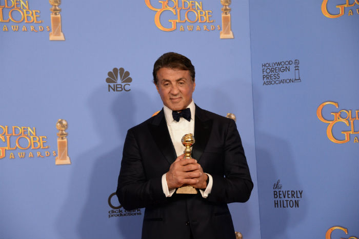 Sly Nunca Abandona a Rocky Balboa Foto Golden Globes