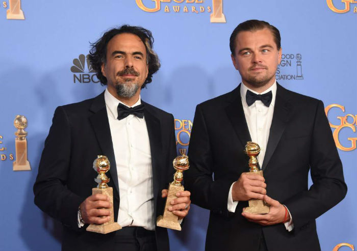 Actor Y Director En Su Gran Noche Foto Golden Globes