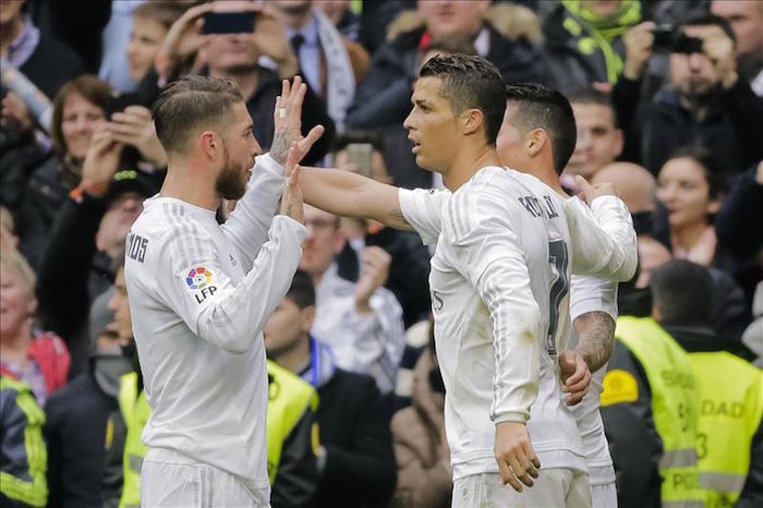 Cristiano Y James Fueron Los Artífices De La Victoria De Los merengues Foto Efe