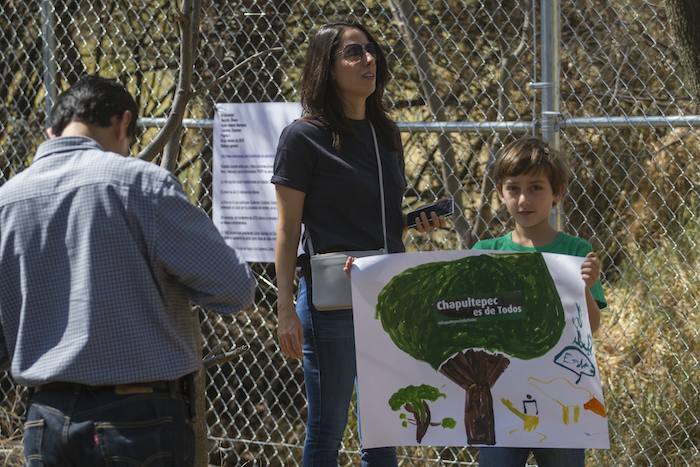 El Bosque de Chapultepec es patrimonio Nacional de México: vecinos y activistas. Foto: Cuartoscuro.