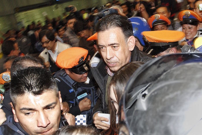 Humberto Moreira a Su Llegada a México Foto Cuartoscuro