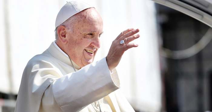 En La Imagen Jorge Mario Bergoglio El Papa Francisco Foto Shutterstock