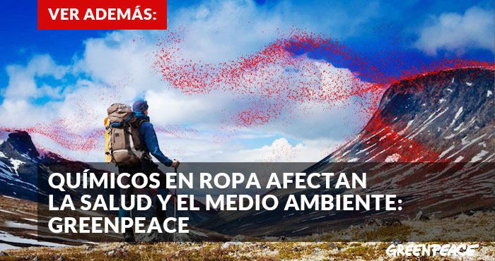 Promo ropa contaminación Greenpeace