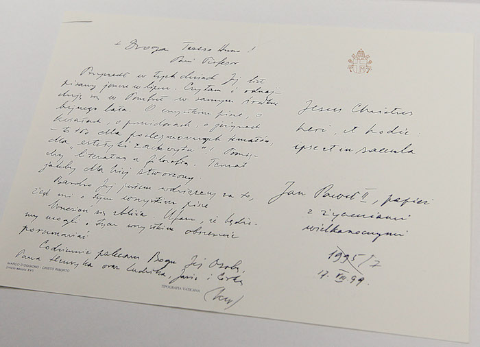 Una De Cientos De Cartas Que El Cardenal Polaco Karol Wojtyla Más Adelante Papa Juan Pablo Ii Escribió a Una Filósofa Polaca Durante Años De Amistad En Poder De La Biblioteca Nacional En Varsovia Polonia El De Febrero Del Foto Ap