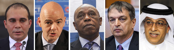 Los Cinco Candidatos a La Silla Presidencial De Fifa Han Prometido Reformas Diversas Foto Ap