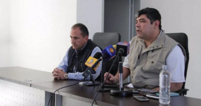 Osvaldo Jiménez, director de SSP, y Enrique Ramírez, secretario de la misma dependencia. Foto: Especial