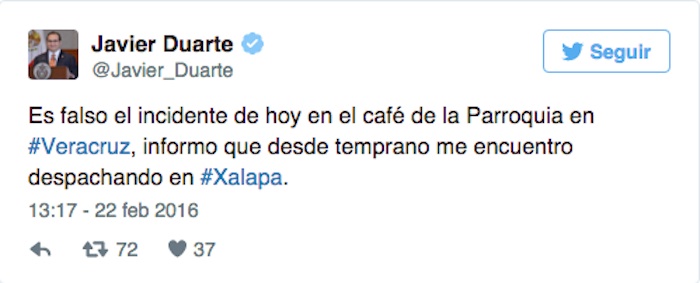 El Mensaje De Duarte Tras El Incidente Foto Twitter