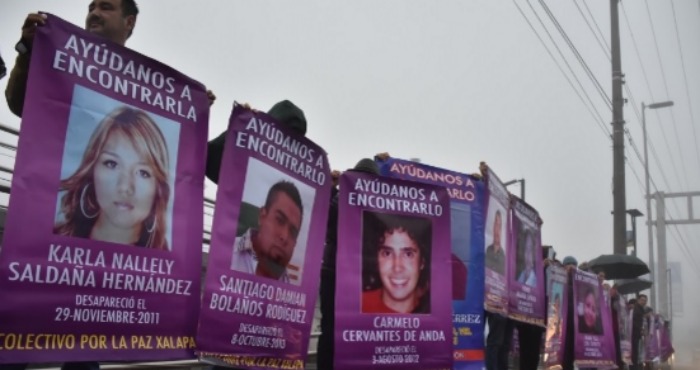 Colectivos de personas desaparecidas en Veracruz se manifestaron de forma pacífica el pasado sábado en Orizaba, Córdoba, Xalapa, Veracruz, Potrero, Atoyac, Tierra Blanca y Coatzacoalcos. Foto: Yerania Rolón, BlogExpediente