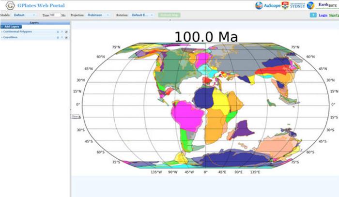 Mapmaker Es Otra De Las Herramientas Que Han Desarrollado Basándose En Su Plataforma Gplates Foto Especial