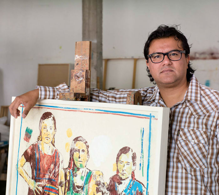 Como un homenaje a Juchitán y a sus mujeres, el artista oaxaqueño Demián Flores presenta la exposición Estucos, a partir del martes 2 de febrero en la Galería Planta Alta y Espacio Visual del Centro de Cultura Casa Lamm. Foto: Cortesía