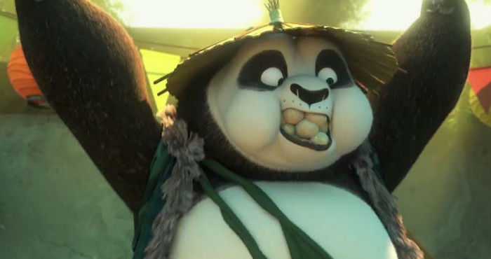 Kung Fu Panda 3 como la más taquillera. Foto: AP