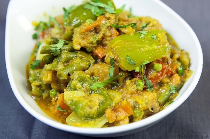 Bahar Sabzi: curry de verdura de temporada. Imagen cortesía del restaurante Tilk para el HuffPost