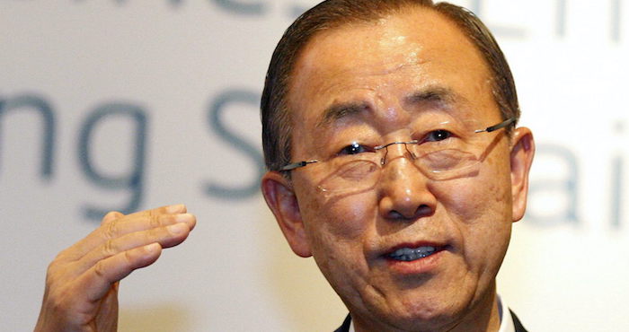 El Secretario General De La Onu Ban Ki moon Foto Efe