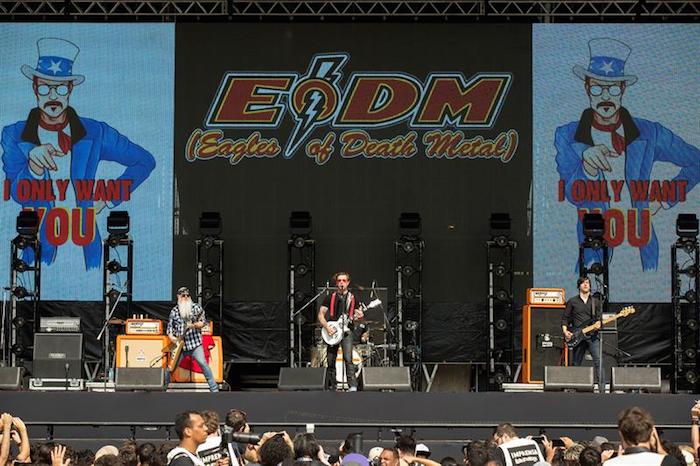 La Banda Estadounidense Eagles of Death Metal En Concierto Foto Efe