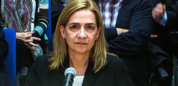 La Declaración De Cristina De Borbón Sobre El Caso Nóos Fue Transmitida En La Televisión Española Foto Efe