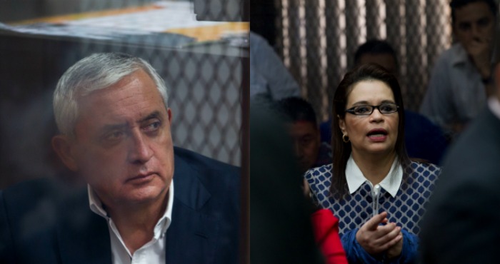 Otto Pérez Y Roxana Baldeti En Una Audiencia En Un Tribunal En La Ciudad De Guatemala Foto Ap