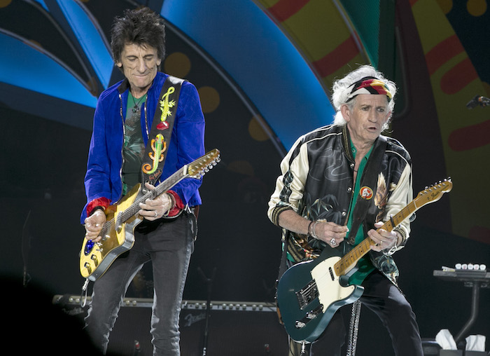 Keith Richards Y Ron Wood De Los Rolling Stones Durante El Histórico En La Habana Foto Ap