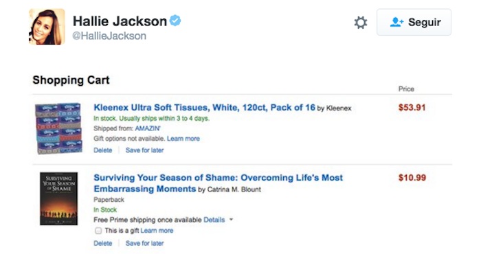 La Lista De Compras Compartida Por La Reportera En Su Cuenta De Twitter Foto