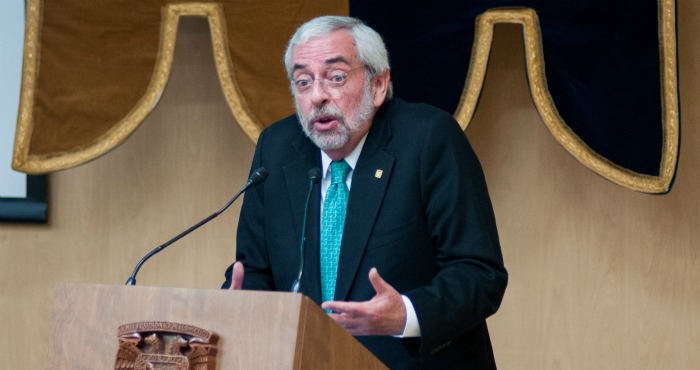 El Rector De La Unam Enrique Graue Dijo Que La Comunidad Universitaria Está Indignada Por La Toma Del Auditorio Justo Sierra Foto Cuartoscuroarchivo