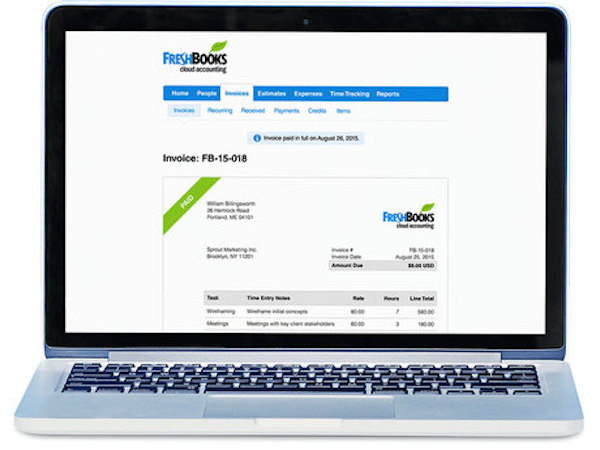 Permite Tener Acceso a Las Facturas Del Negocio En Cualquier Momento Imagen Freshbookscom