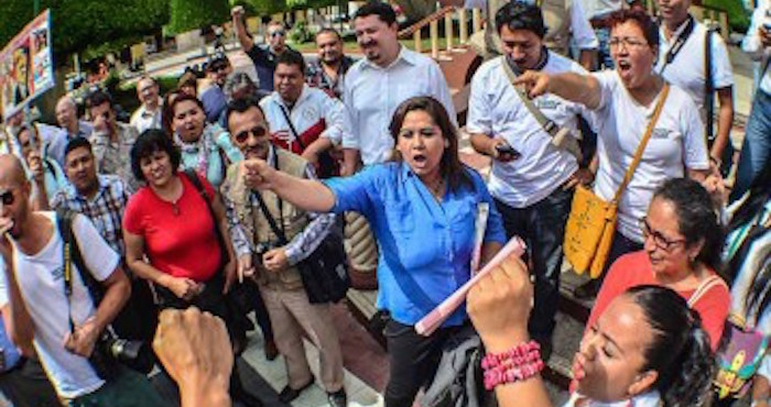 El Gremio Periodístico De Guanajuato Se Unió En La Exigencia De Un Remediación Pero Sobre Todo De Una Garantía De No Repetición Foto Zonafrancacésar Solórzano