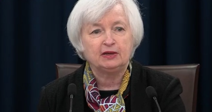 La Presidenta De La Reserva Federal Janet Yellen Foto Captura