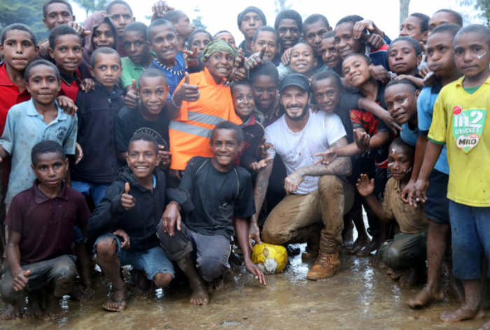 David Beckham En Nueva Guinea Foto Bbc