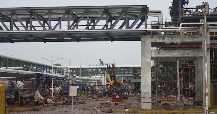 La explosión se registró la tarde de el pasado jueves. Foto: Cuartoscuro 