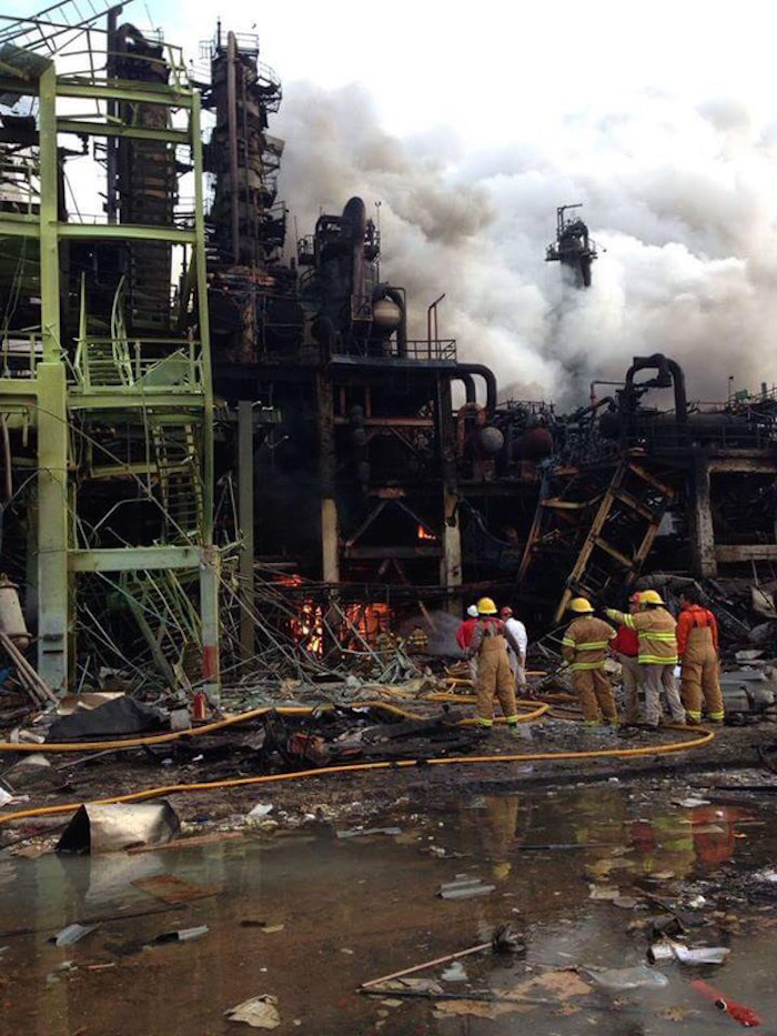 La explosión en el complejo pajaritos se registró la tarde de este miércoles. Foto: Cuartoscuro 