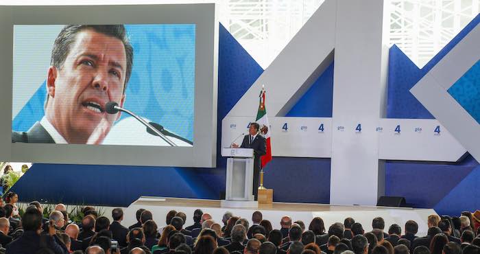 En La Imagen El Gobernador De Guanajuato Miguel Márquez Márquez Durante Su Cuarto Informe De Gobierno Foto Cuartoscuro