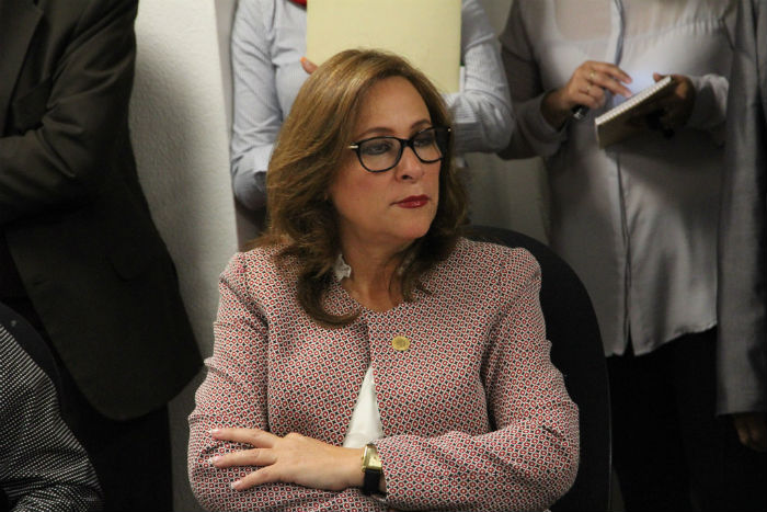 La Diputada por el MC, María Candelaría Ochoa